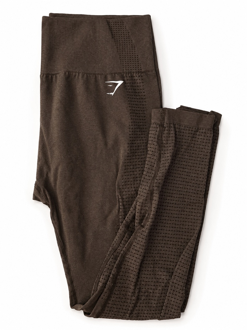 Gymshark Dark Brown High-Waist Seamless Leggings